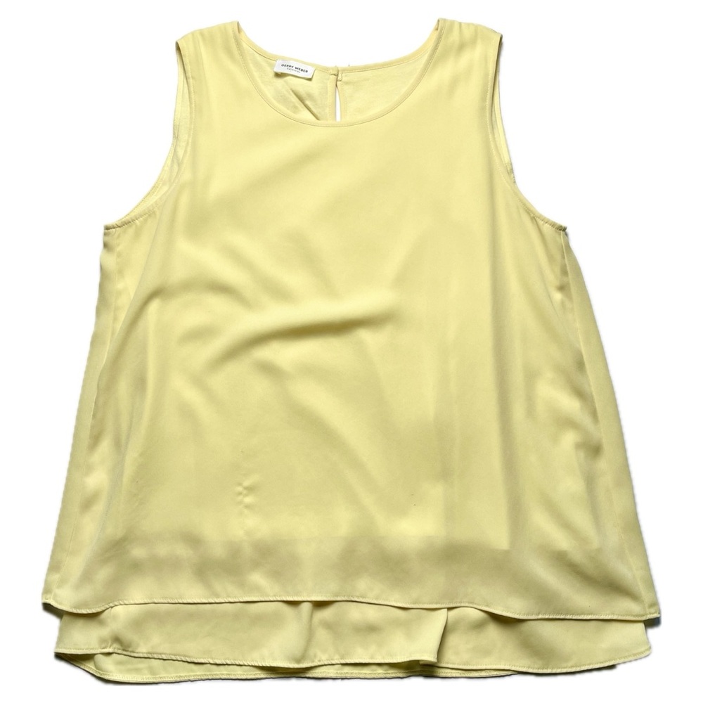 Gerry Weber Butter Yellow Multi Layer Top Size Small